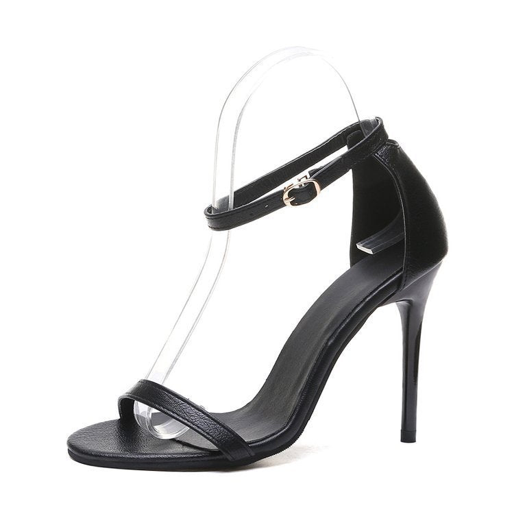 Fresh and chic high heel sandals for women - new 2025 collection: minimalist, versatile, stiletto heel, sexy thong strap, trending online style
