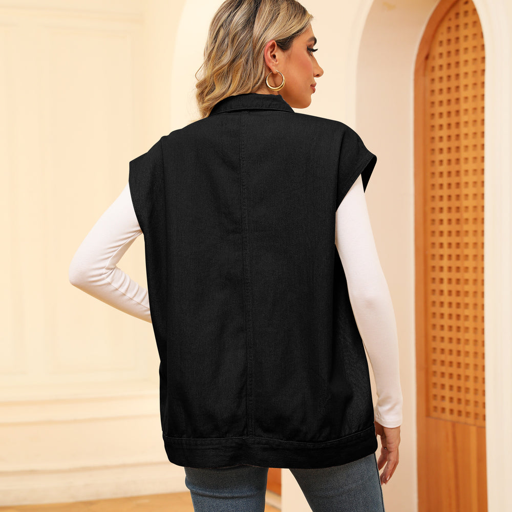 Ebayfashion cross-border  new arrivalsummer denim vest waistcoat fashion denim sleeveless vest for women