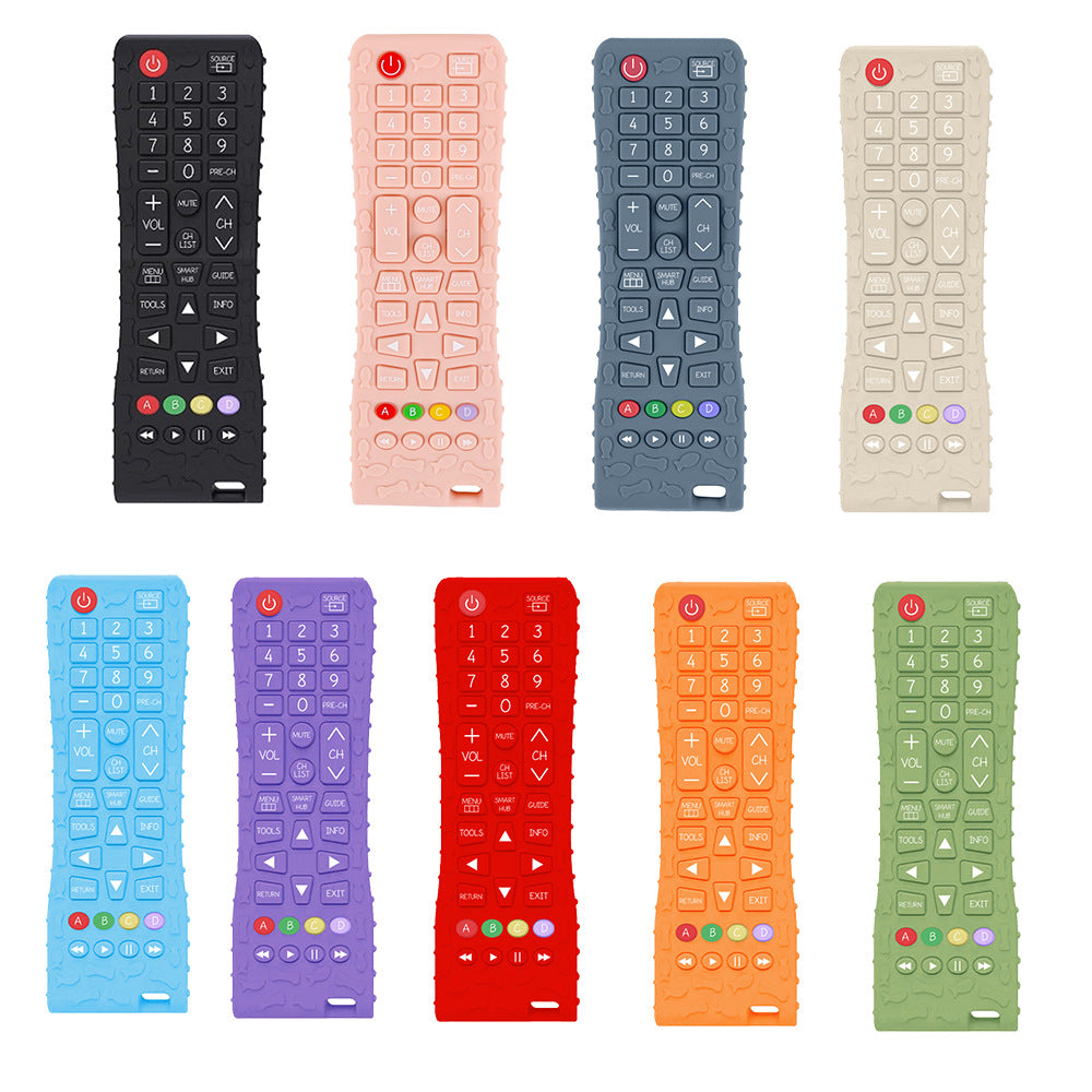 Customized factory original design  explosive product small month-old toothpaste simulation button remote control toothpaste baby bite glue