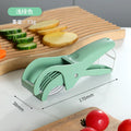 new arrival: stainless steel kitchen vegetable and fruit slicer - multi-functional vegetable salad and fruit slicer/cutter