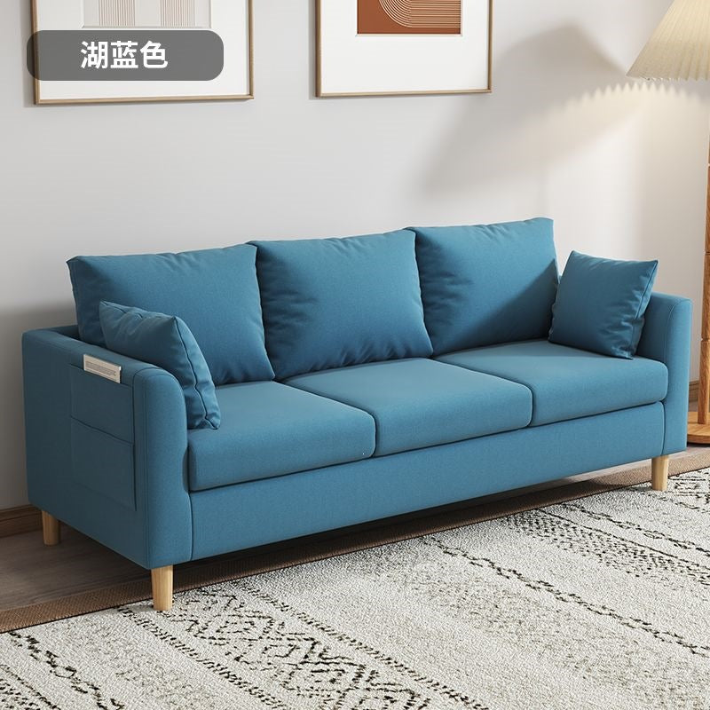 Bedroom double sofa small apartment scandinaviancasual modern economical rental house living room popular small sofa