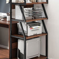 Printer stand shelf floor cabinet storage rack mobile office desk computer host bracket