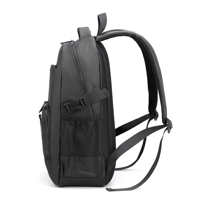New Men's Nylon Backpack Casual Simple Student Backpack Light Business Large Capacity Computer Backpack