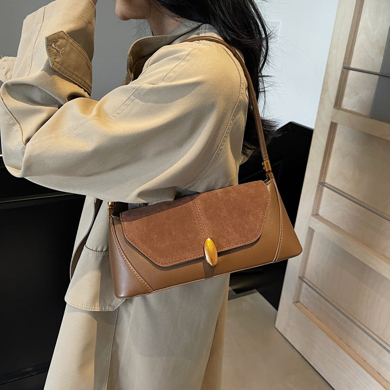Fashion casual bag women's 2025 new autumn and winter retro versatile small square bag Korean version niche messenger bag