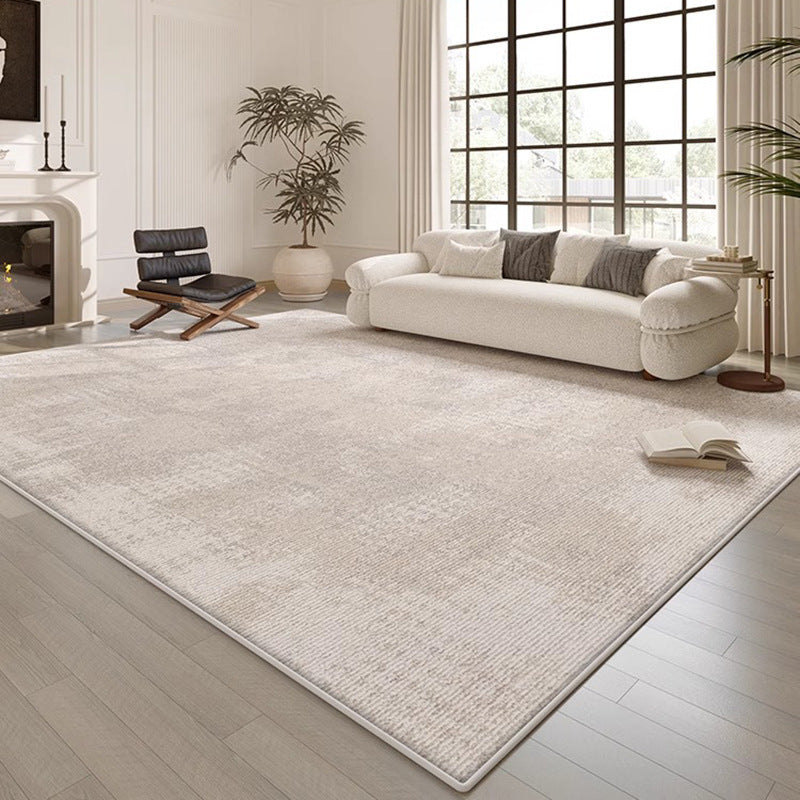 Carpet living room no-wash and wipeable accessible luxury italian normcorecasual gray sofa coffee table floor mat full floor large area