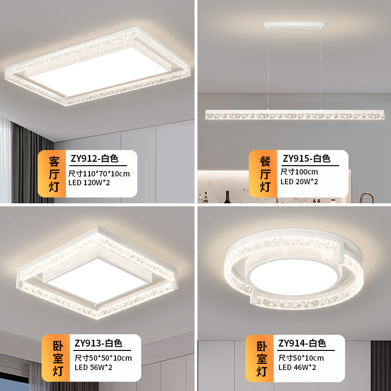 Italian minimalist living room light ceiling light modern minimalist atmosphere full spectrum eye protection bedroom light whole house lighting package