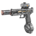 fire light small ice mouse electric water gun high-speed continuous firing return pulse electric gun toy kids water gun hot model