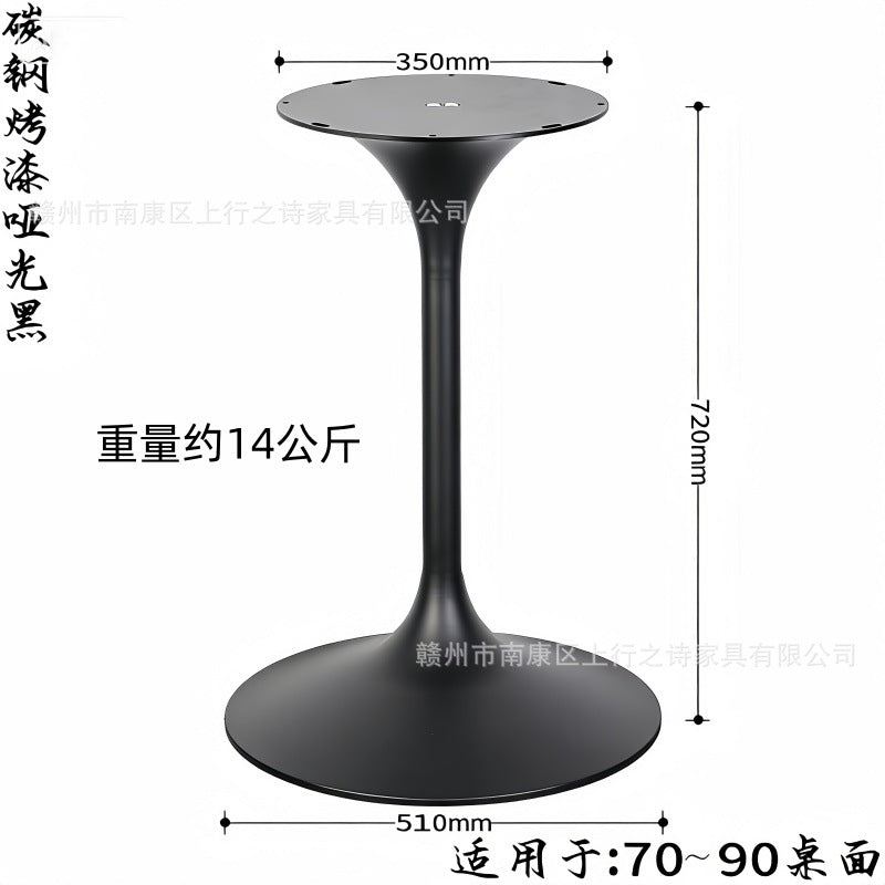Titanium speaker legs, stainless steel spinning brushed table legs, metal waist bracket, coffee table legs, tulip table legs