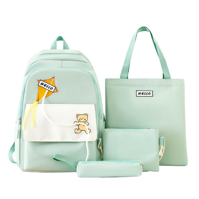 Cross-border new lightweight weight primary school bag large capacity children's backpack junior high school student backpack casual schoolbag