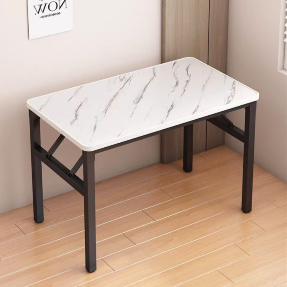 Easy-to-assemble folding desk - no assembly required - perfect for home, living room, dining room, bedroom, or office