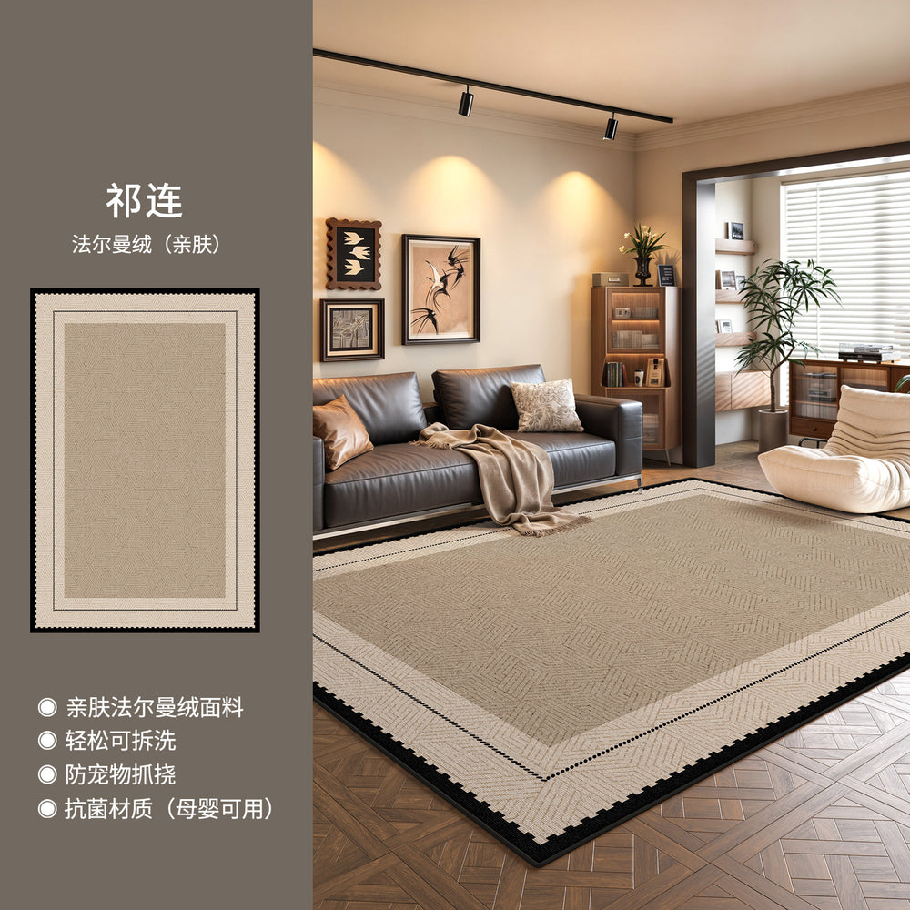 Wholesale custom carpets: vintage-inspired, high-end, light luxury, waterproof area rugs for home use - large format, full coverage - direct from the manufacturer