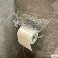 Acrylic roll paper holder toilet paper holder storage rack cross-border exclusive free labeling bathroom storage rack paper holder