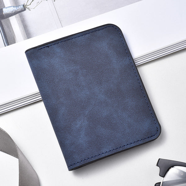 Multifunctional Student Card Bag Women's 2024 New Card Bag Men's Driver's License Leather Case ID Card Holder Mini Small Wallet
