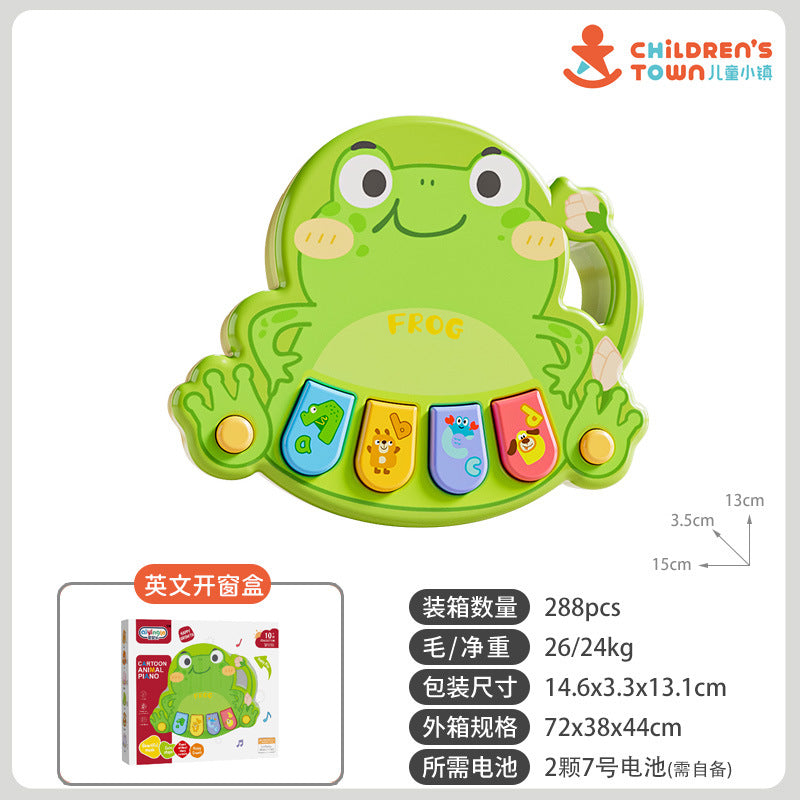 Cross-border children's early education electronic organ, lion animal piano, baby button piano, music box, baby coaxing toys