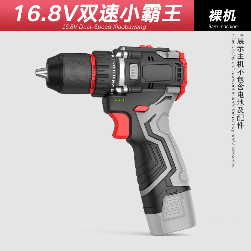 Cross-border customization Nanwei brushless hand drill lithium battery household electric screwdriver high torque electric drill power tool