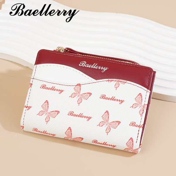 New women's wallet short fashion student multi-card position high-end wallet multi-function women's zipper change bag