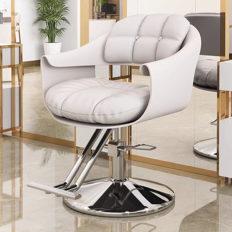 Hairdressing chair, hairdressing chair, internet celebrity hair salon, high-end hairdressing shop seat, hair cutting stool, stainless steel hairdressing chair