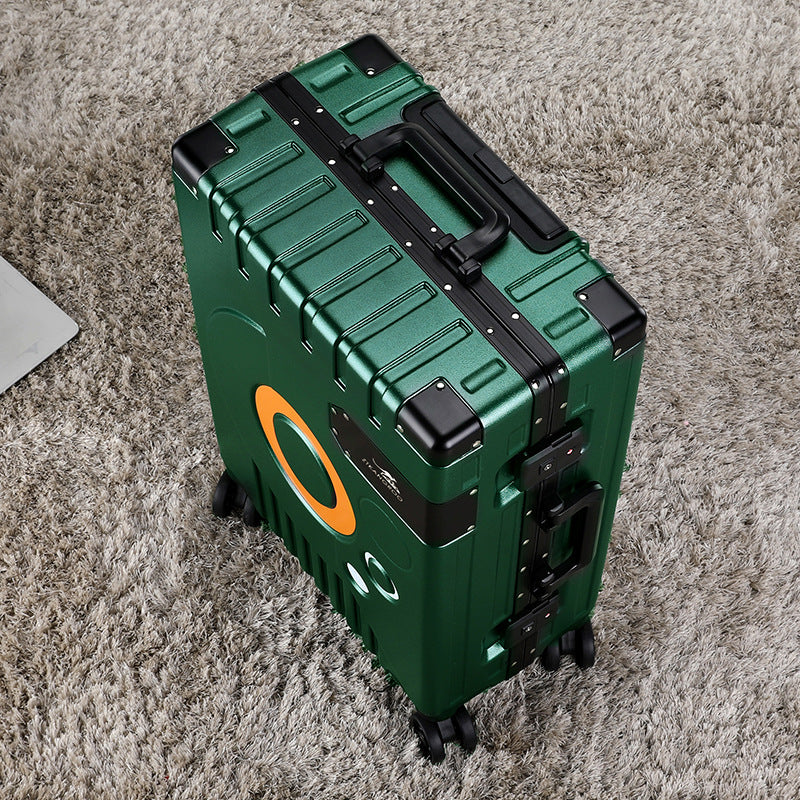 Hongfu Kangaroo Customs Lock Aluminum Frame Trolley Case Silent Universal Wheel Luggage Female Suitcase Male Password Box 20 2