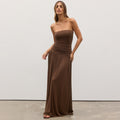 summer new arrivals: european and american style bandeau, off-the-shoulder, sleeveless, loose-fit maxi dresses - wholesale