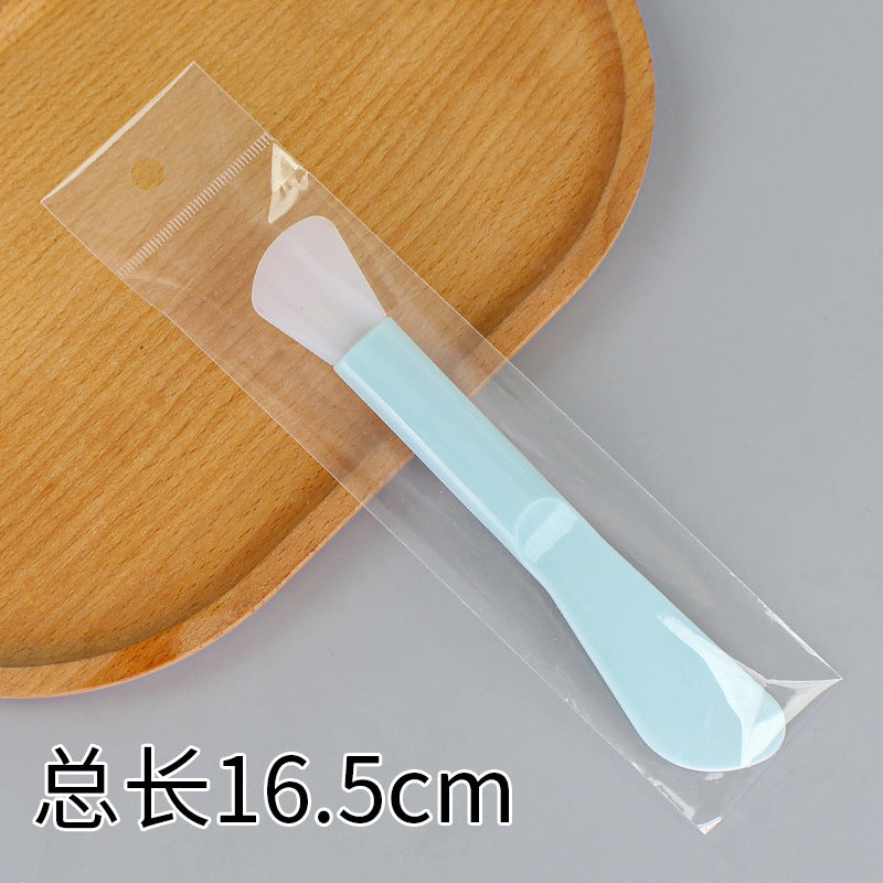 Beauty silicone brush facial mask brush makeup brush soft bristle head brush mud mask beauty tool fan-shaped fruit acid brush