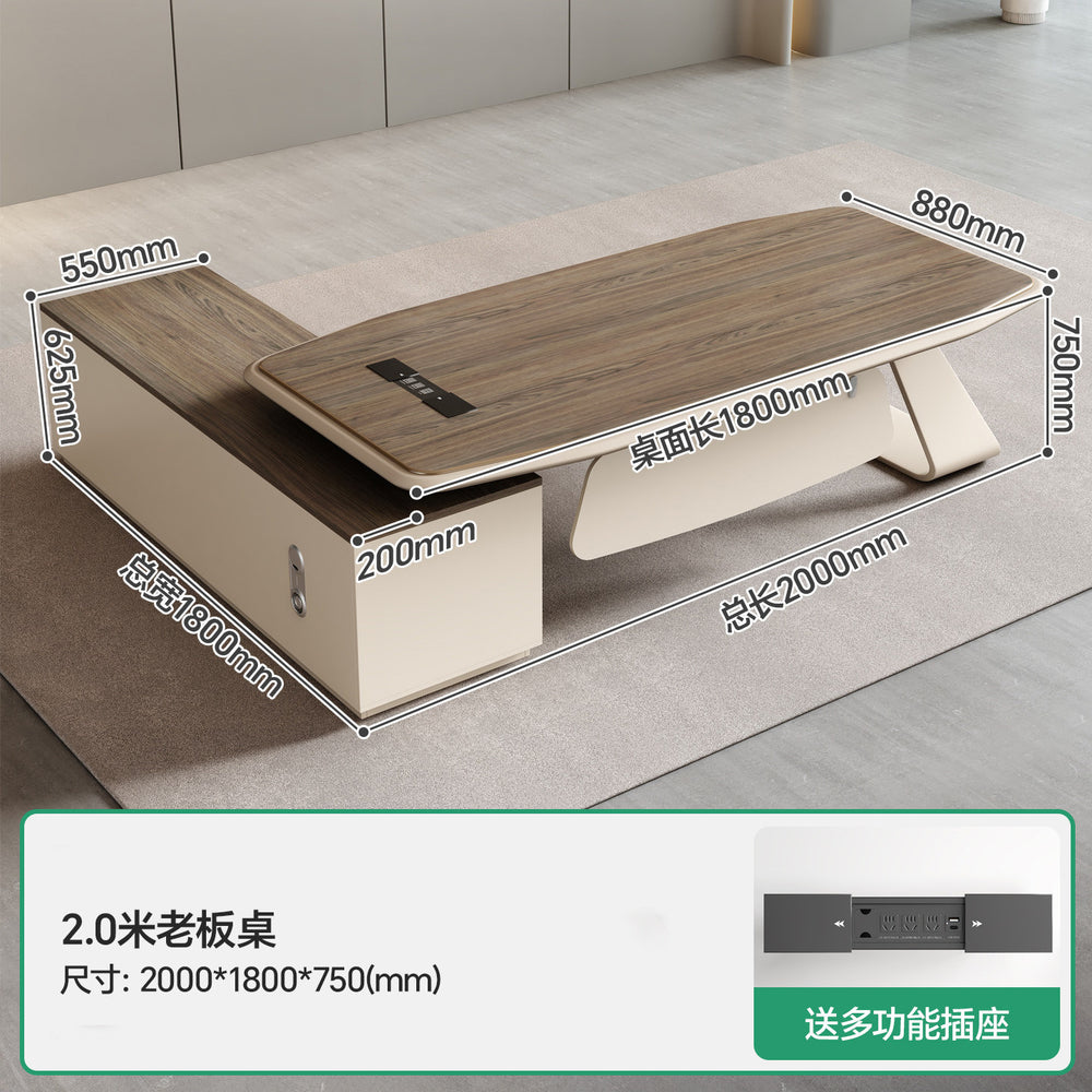 Saint li office desk boss desk casual modern executive desk office desk and chair combination manager desk president