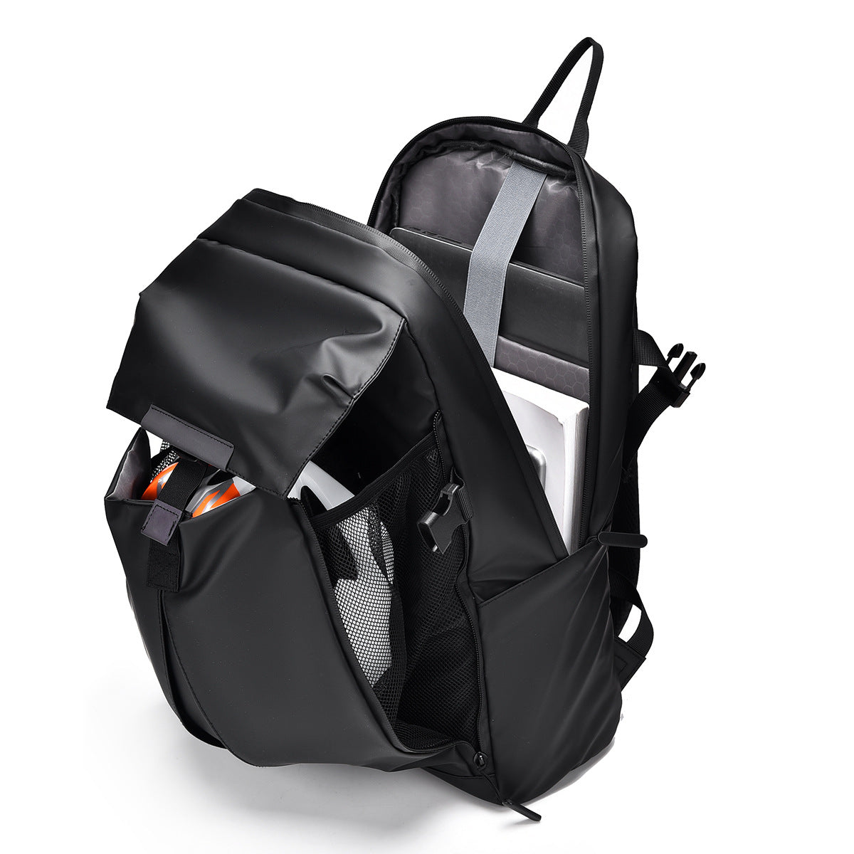 Customized backpack multi-functional large-capacity leisure travel computer bag men's high-end nylon cloth business basketball backpack