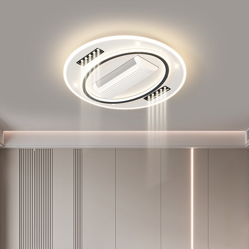 [Strict Selection] 2025 New Full Spectrum Bladeless Fan Light Ceiling Fan Light Eye Protection Integrated Ceiling Light with Fan