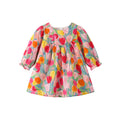 Girls' spring/autumn dress , trendy kids' long-sleeve princess dress, class a sweet style, baby girl dress