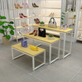 Clothing store flow table shopping mall bag shoe store flower shop island table display table popular live broadcast single-layer storage rack
