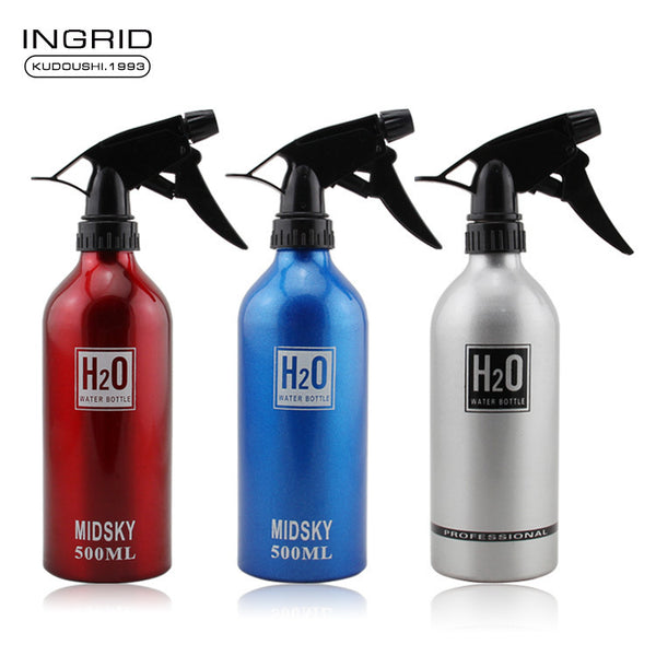 Hair Salon Hair Cutting Spray Bottle, Hair Cutting Multicolor Aluminum Spray Bottle Tool 500ML Large Hair Softening Spray Bottle