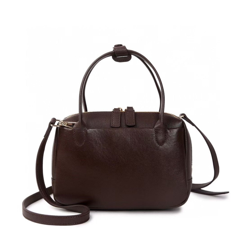 Bag 2024fall and winternew arrival bucket bag vegetable basket women's bag genuine leather satchel bag classysenseniche style crossbody bag