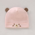 Warm bear maternity hat (pink)