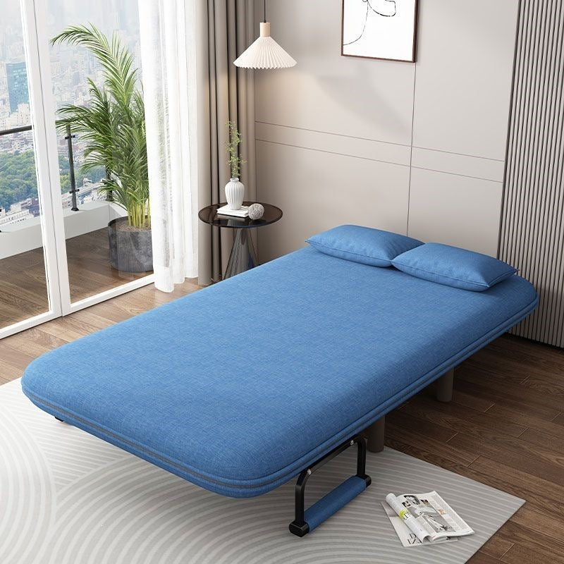 Folding sofa bed - space-saving, multi-functional bed for small apartments & balconies - convertible bed, extendable pull-out sofa bed with metal frame for living rooms