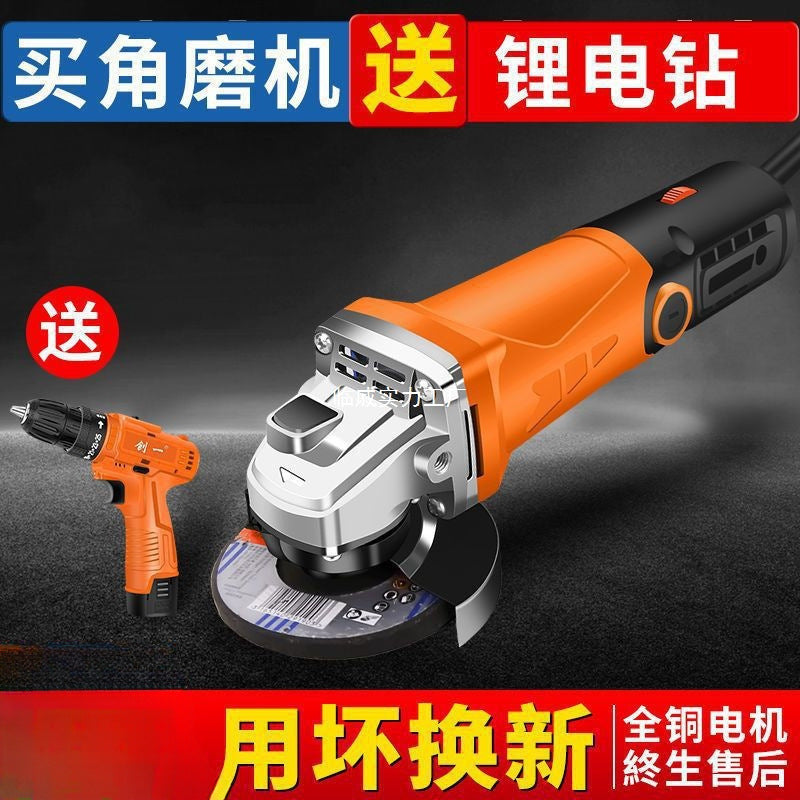 Chuangyi Angle Grinder Multifunctional Grinder Grinding Machine Hand Grinder Polishing Machine Cutting Machine Household Hand Grinding Wheel