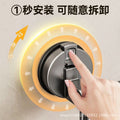 Suction cup bathroom towel rack, punch-free wall-mounted storage rack, bathroom towel double pole, restroom storage rack