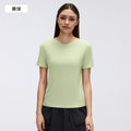 Pilates yoga short sleeve women's summer casual crew neck sports t-shirt top quick-dry running fitness apparel d26072