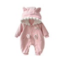 Spring & fallnew arrival baby k-style khaki spring & fall baby infant cute outing cat clothes one-piece romper