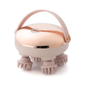 smart head wireless kneading massager with red light therapy and heat compression - mini electric massage device for smart stress relief