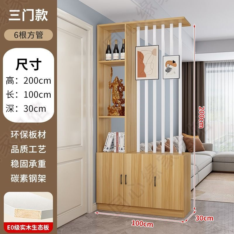 Entrance door shoe cabinet, entrance cabinet, all-in-one screen partition, living room cover, wine cabinet, storage rack, prosperous decoration cabinet
