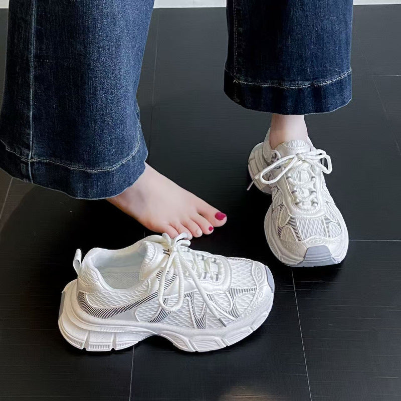 Kids' casual shoes:  spring/summer new arrivals - breathable mesh sneakers for boys and girls, trendy chunky sneakers for older kids and students