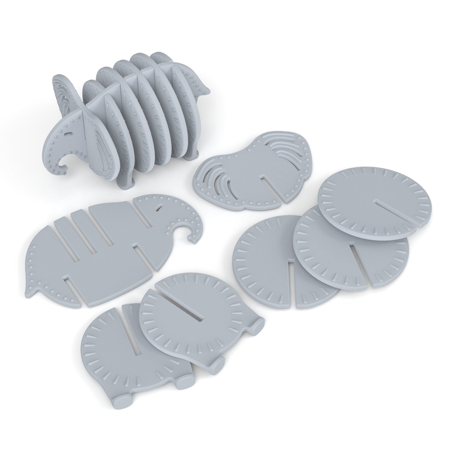 Silicone educational splicing toy manufacturers' new products can be used as heat insulation pads for children's puzzle puzzles, hands-on silicone toys