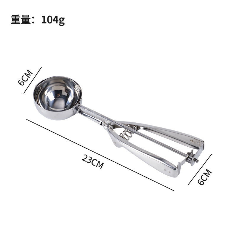Stainless steel ice cream scoop scooper ice cream scoop scooper scoop scooper fruit scoop handy gadget