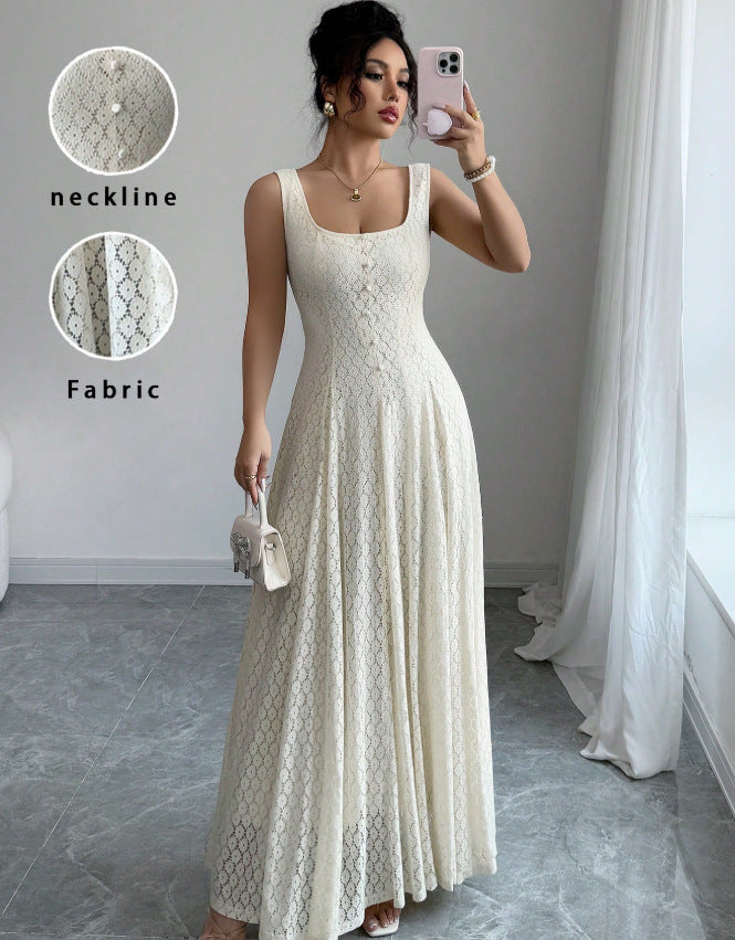 summer  new arrivalknittingcut outpure colordresssexy silm suspender long skirt