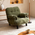Retro lazy style straight row creative sofa chair designer can sleep single sofa medieval small apartment living room high feet