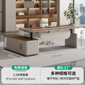 Saint li electric adjustable desk - executive office table, smart dual motor, minimalist modern, light luxury, high-end office electric desk