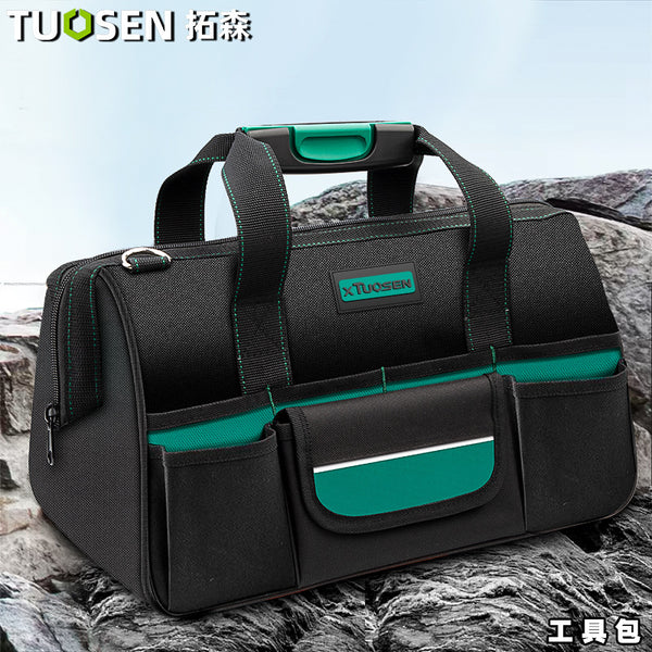 Tuosen Toolkit Electrician Selection Hardware Box Oxford Cloth Toolkit Construction Site Large Capacity Oxford Outdoor Bag