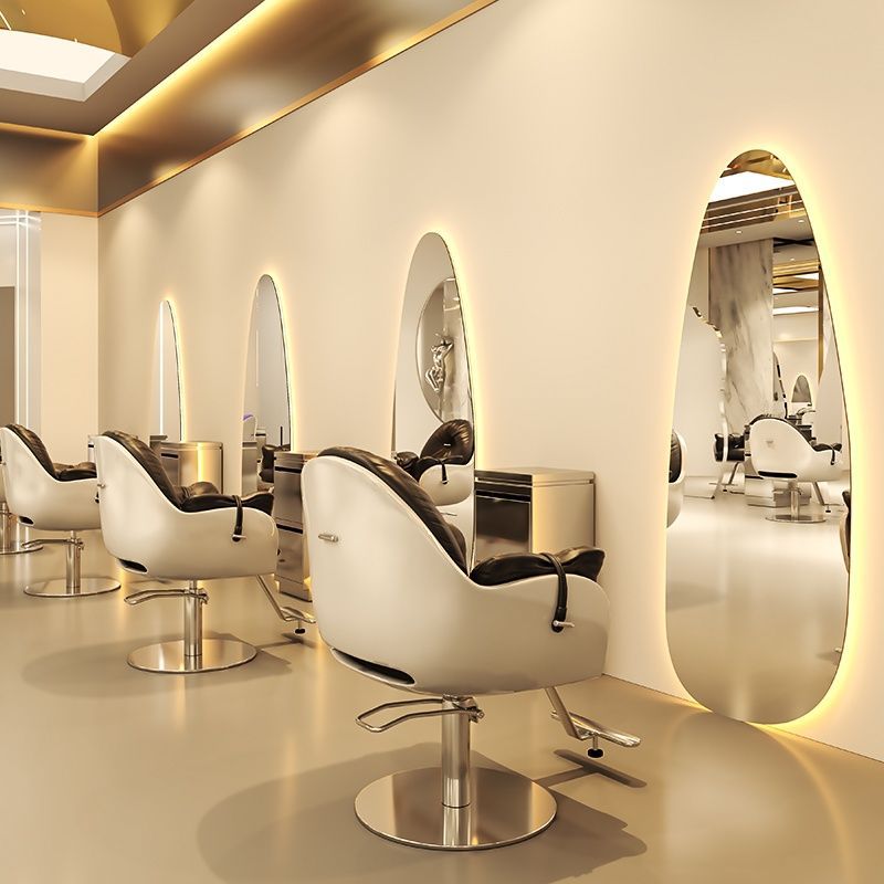 Hairdressing shop mirror table popular perm and dye hanging mirror hair salon special beauty mirror floor-standing hair cutting mirror hair salon special mirror