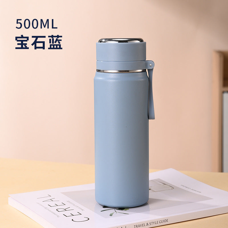 High-style insulated tumbler for women, 304 stainless steel trendy portable water bottle for men, tea infuser cup - wholesale & customization available
