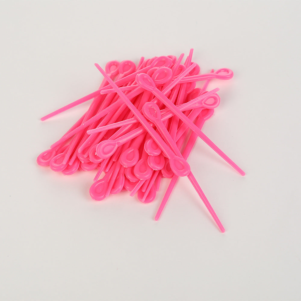 Cross-border light tube hair curl pins, fishing net ironing pins OPP packaging 90 pcs in a bag, disc hair cutting and hairdressing tools