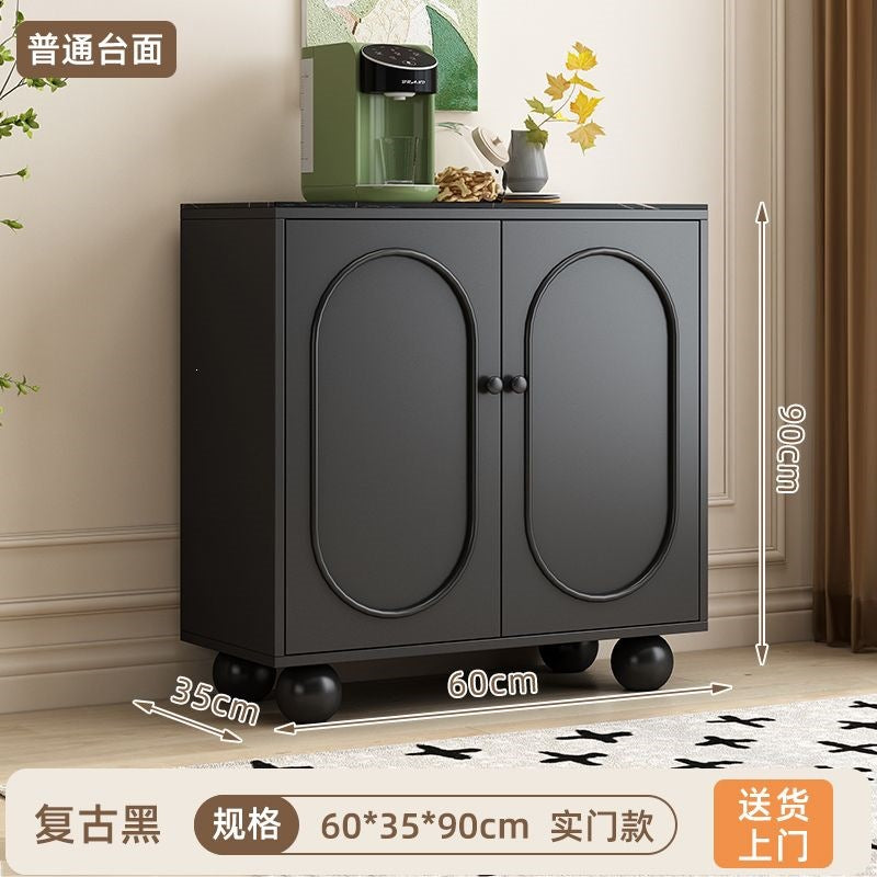 Solid wood sideboard, storage cabinet, french wall cabinet, storage cabinet, cream style tea cabinet, kitchen cabinet